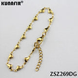 Stainless Steel Heart Shape Bracelet Chain ZSZ269DG