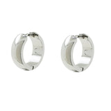 Stainless Steel Hinged Earrings Piercing Ring Unisex Hoops Circle O-Rings