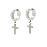 Stainless Steel Hinged Earrings Piercing Ring Unisex Hoops Circle O-Rings