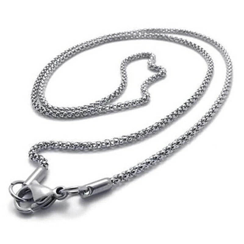 Stainless Steel Chain Necklace Men Women Chocker