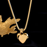 Heart Pendant Necklace for Women Silver Plated Love Charm Jewelry Gift