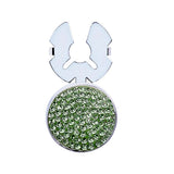 Green Zircon Silver Cufflinks for Tuxedo Shirts