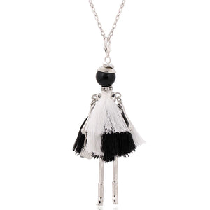 Bohemian Flower Pendant Long Necklace Women Jewelry