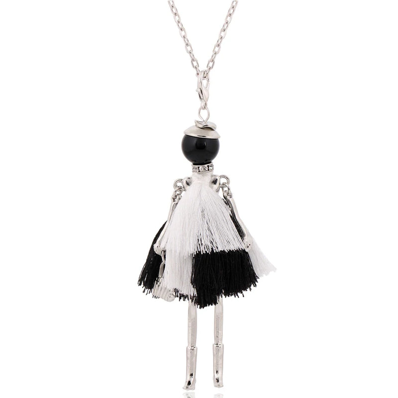 Bohemian Flower Pendant Long Necklace Women Jewelry