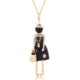 Bohemian Flower Pendant Long Necklace Women Jewelry