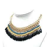 Chunky Resin Crystal Statement Necklace