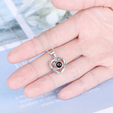 925 Silver Faith Necklace Love Pendant