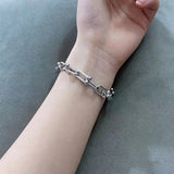 Sterling Silver Horseshoe U Bracelet Retro Jewelry