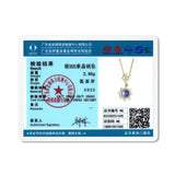 Sterling Silver Floral Amethyst Pendant Necklace
