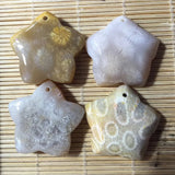 Natural Chrysanthemum Stone Pendant for Women