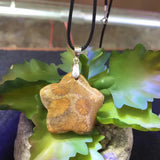 Natural Chrysanthemum Stone Pendant for Women