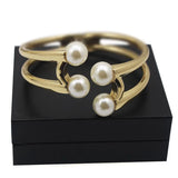Punk Rock Beads Bracelet Jewelry Bangle Cuff Stretch Bracelet for Women A10001