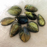 Labradorite Pendant Semi Precious Stone Irregular Bead Pendant 3pcs/lot