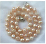 Baroque Pink Pearl Necklace
