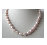 Baroque Lavender Pearl Necklace 9-10mm