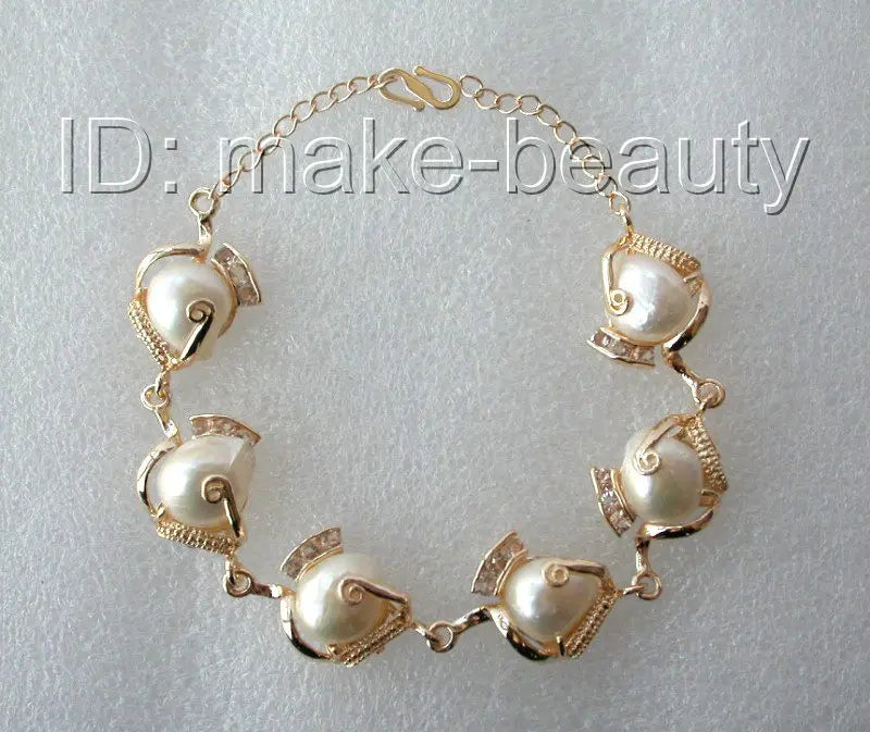 17mm Baroque Freshwater Pearl Bracelet