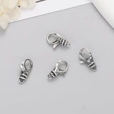 Korea 15mm Small Sterling Silver 925 Heart Star Anchor Swivel Clasp Chain