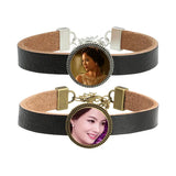 Sublimation Leather Heart Blank Bracelets for Transfer Printing DIY (10pcs/lot)