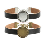 Sublimation Leather Heart Blank Bracelets for Transfer Printing DIY (10pcs/lot)