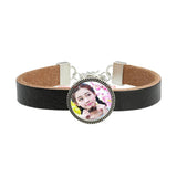 Sublimation Leather Heart Blank Bracelets for Transfer Printing DIY (10pcs/lot)
