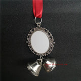 Sublimation Blank Bell Ornaments - Two Sided Printing - 15pcs/lot