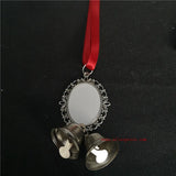Sublimation Blank Bell Ornaments - Two Sided Printing - 15pcs/lot