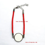 Sublimation Blank Red Rope Bracelet for Women 15pcs/lot
