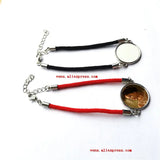 Sublimation Blank Red Rope Bracelet for Women 15pcs/lot