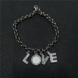 DIY Sublimation A-Z Letters Number 0-9 Bracelets Hot Transfer Printing