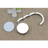 10pcs Sublimation Blank Round Shape Hooks DIY Material
