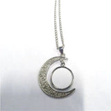 Sublimation Blank Moon Necklaces Pendants 20pcs/lot