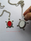 Sublimation Blank Necklaces Pendants Heat Transfer Printing 18pcs/lot