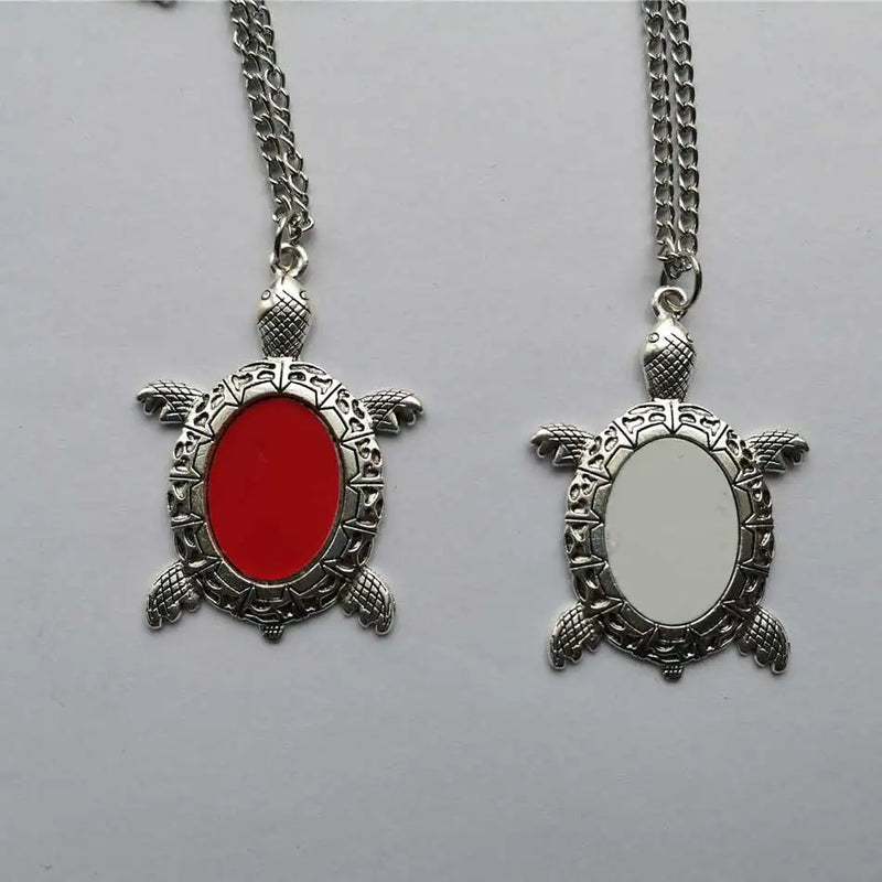 Sublimation Blank Necklaces Pendants Heat Transfer Printing 18pcs/lot