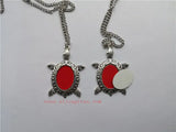 Sublimation Blank Necklaces Pendants Heat Transfer Printing 18pcs/lot