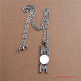 Sublimation Blank Mom Necklace Pendant Jewelry 15pcs/lot
