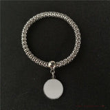 Sublimation Blank Bracelets with Charm