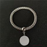 Sublimation Blank Bracelets with Charm
