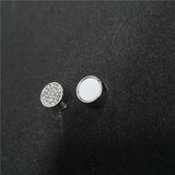Round Sublimation Blank Charms for Hot Transfer Printing - 10 Pieces