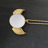 Sublimation Blank Wings Necklaces Pendants Hot Transfer Printing 15pcs/lot