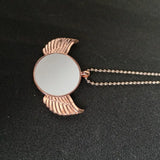 Sublimation Blank Wings Necklaces Pendants Hot Transfer Printing 15pcs/lot