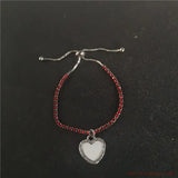 Sublimation Zircon Charm Bracelets Blank 15pcs/lot