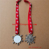 Christmas Snowflake Sublimation Blank DIY Material 20pcs/lot