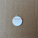 Sublimation Dog Tag Charm Pendants Blank DIY Consumable 15pcs/lot
