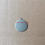 Sublimation Dog Tag Charm Pendants Blank DIY Consumable 15pcs/lot