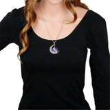 Sublimation Moon Necklace Pendant for Women (15 Pieces/Lot)