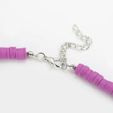 Polymer Clay Jewelry Disc Beads Choker Necklace