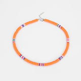 Polymer Clay Jewelry Disc Beads Choker Necklace