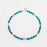 Polymer Clay Jewelry Disc Beads Choker Necklace