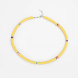 Polymer Clay Jewelry Disc Beads Choker Necklace