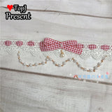 Gorgeous Bead Chain Bowknot Clavicle Chain Sweet Lolita Necklace